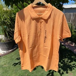 Croft & Barrow | NWT Cotton Collar Short Sleeve Button Polo Shirt